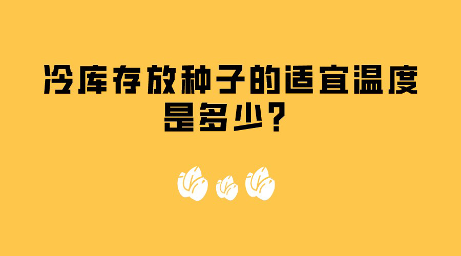 冷庫存放種子的適宜溫度是多少？