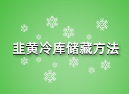 韭黃冷庫(kù)儲(chǔ)藏方法指南，這樣做保鮮90天！