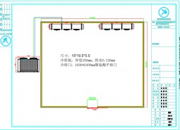 甘肅張掖高臺縣150平米蔬菜保鮮冷庫設(shè)計案例-萬能..